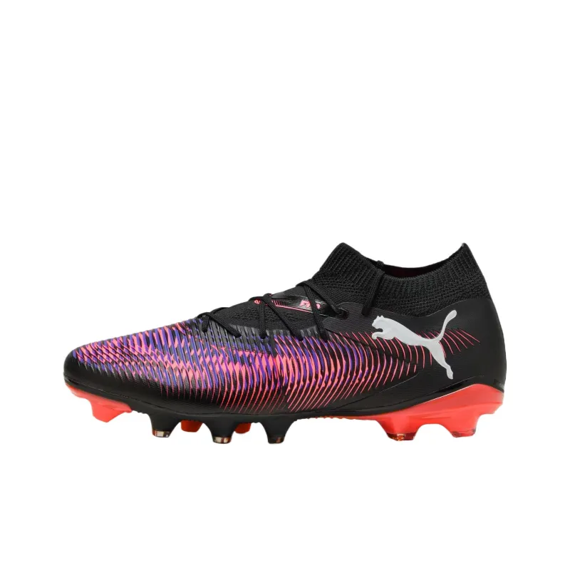 PUMA FUTURE 8 Мужские футбольные бутсы устойчивые к истиранию черные и фиолетовые