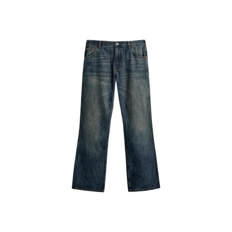 ZARA Blue Green Men's Jeans ZARA Синие Зеленые Мужские Джинсы