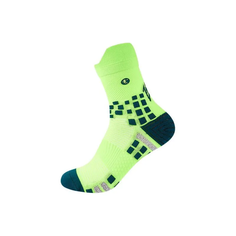 QIAODAN Беговые носки Мужские 1 упаковка Летящий теневой зеленый