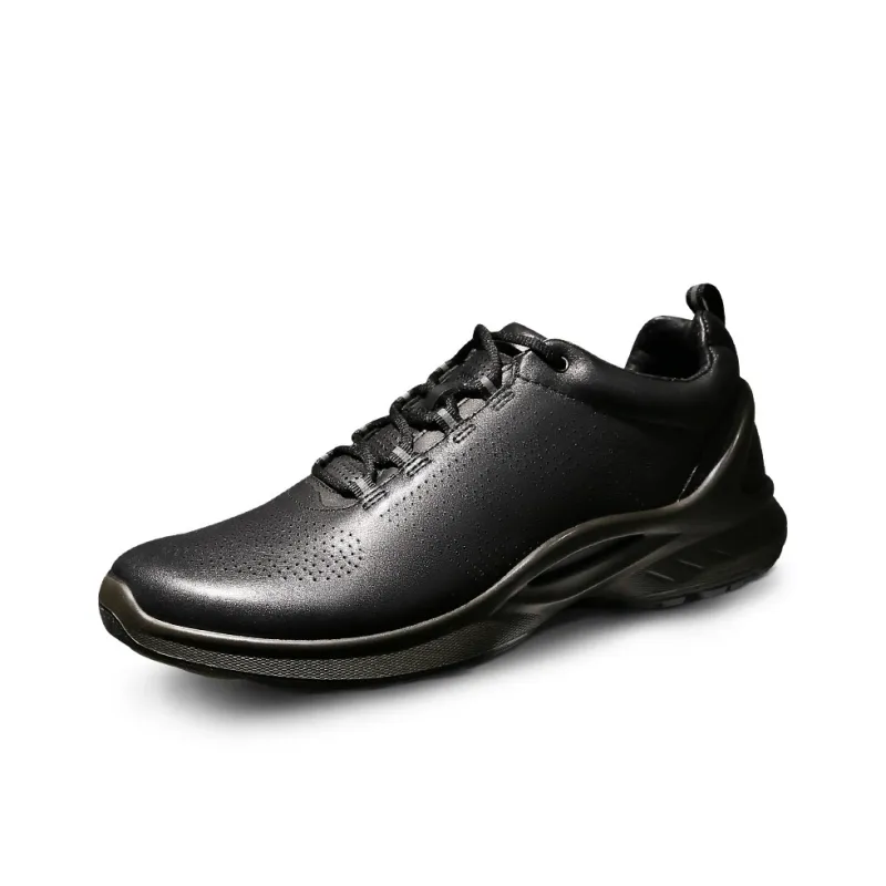 QIANGREN 3515 Повседневные кожаные туфли Мужские Черные