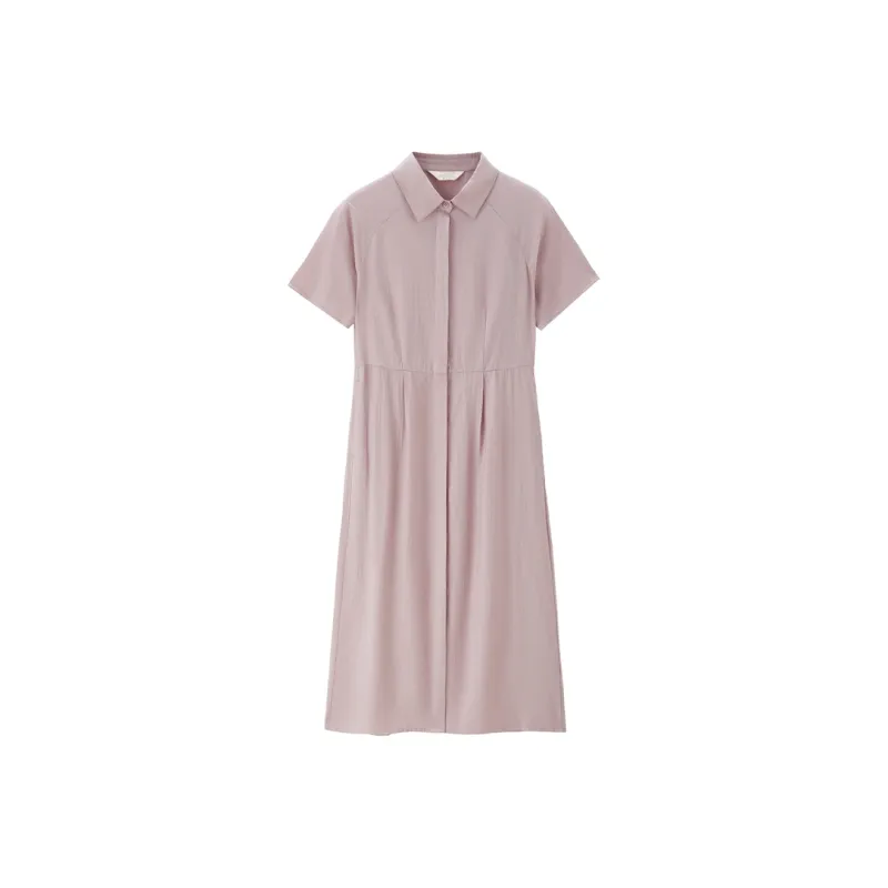 Giordano Короткое платье с короткими рукавами для женщин