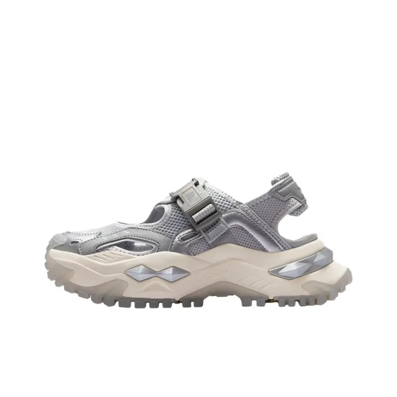 FILA FUSION Бьянко Дышащая Обувь для Трейкинга Женская Серебряная