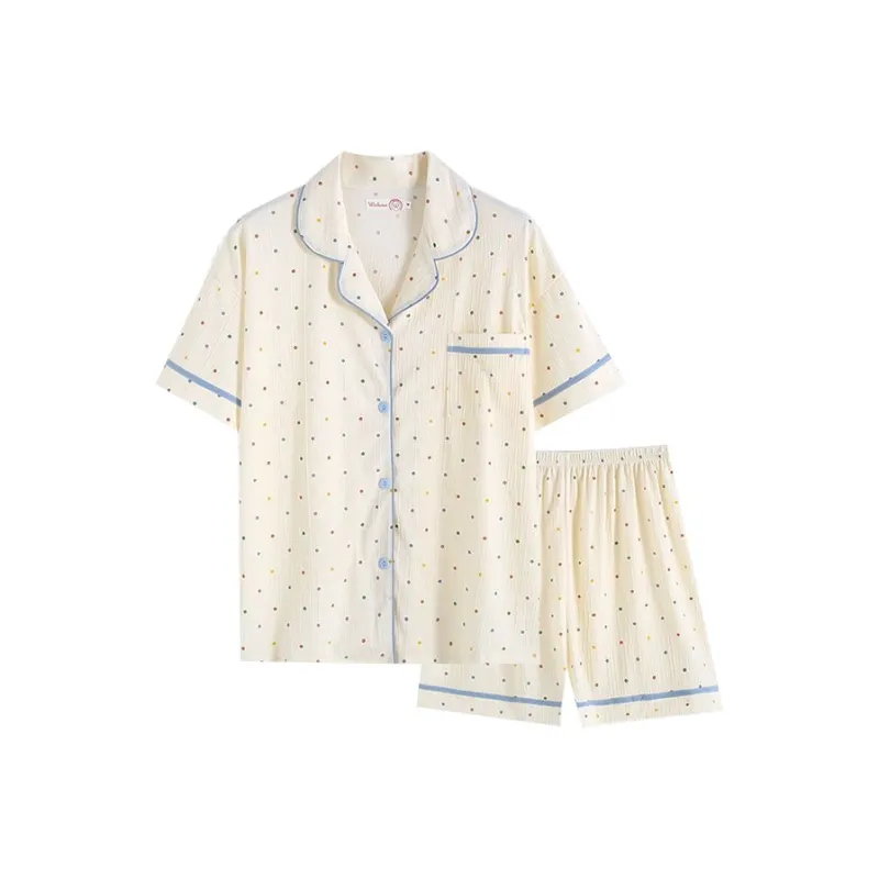 QIAOYUN Пижамный комплект женский абрикосовый